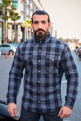Grey protective  Flannel Shirt CE AA-RATED