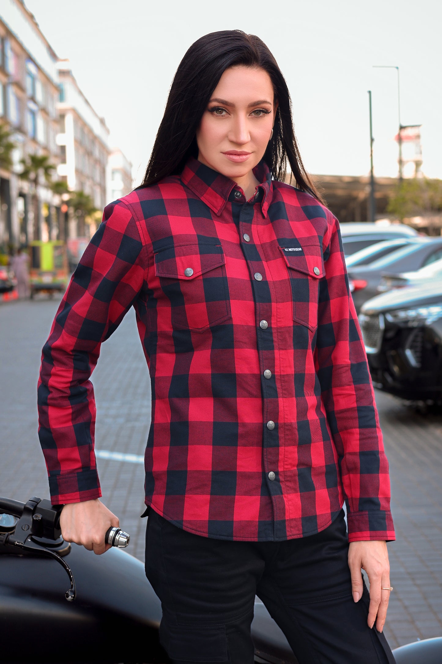 ( New) ladies protective flannel shirt