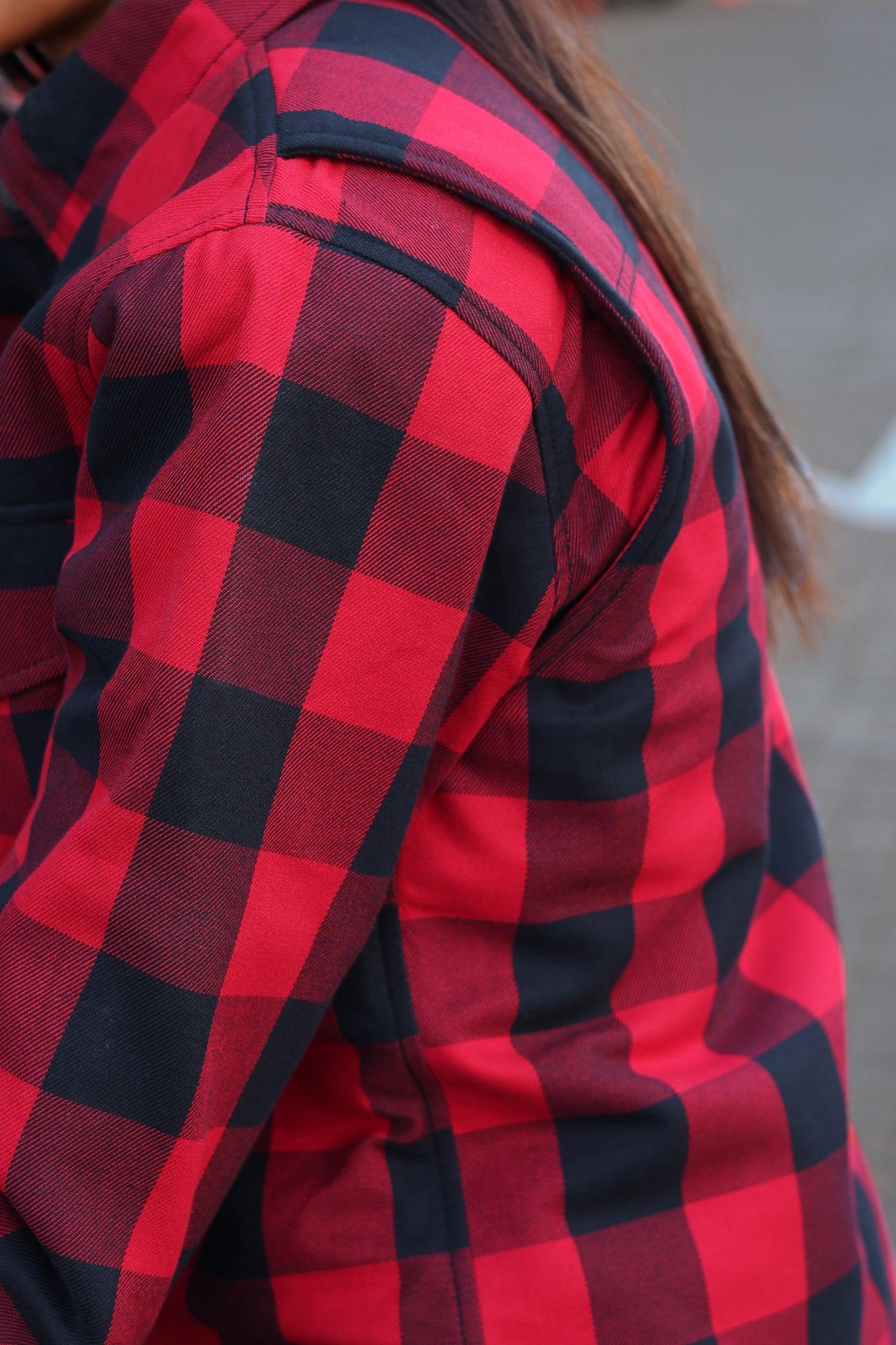 ( New) ladies protective flannel shirt