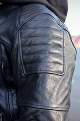 Ultimate Black Winter Protective Leather Jacket