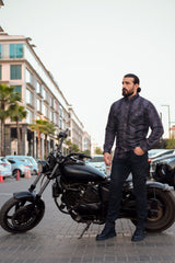 Black mesh protective pant