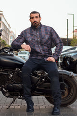 Black mesh protective pant