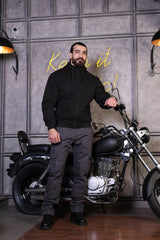 Zippered Protective Kevlar Hoodie