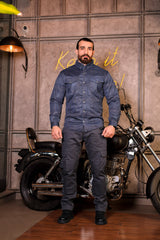 Mesh Protective Shirt With Orange Lines