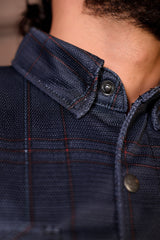 Mesh Protective Shirt With Orange Lines