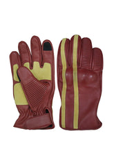 Gloves Leather (Maroon)