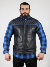 Motorbike Vest Blue