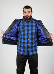 Motorbike Vest Blue