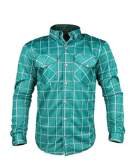 Mesh Shirt - Green Check