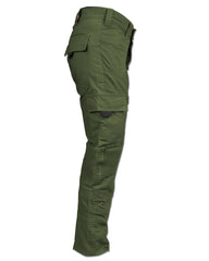 Motorcycle Cargo Pants (Olive Green)