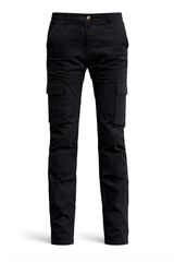 Women's Cotton Twill Cargo Armored Pants- Loose Fit