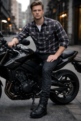 Men's Black Mesh Pants