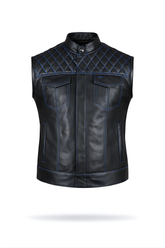 Motorbike Vest Blue