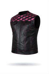 Motorbike Vest Pink