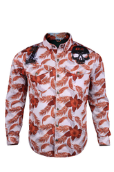 Tropical Armored Men`s Mesh Shirt – Summer Motorcycle Mesh Shirt