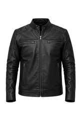 Men's Black Premium Leather Jacket