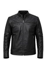 Men's Black Premium Leather Jacket