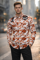 Men`s Summer Motorcycle Mesh Shirt Tropical - OZ MOTOGEAR