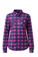 Pink Plaid Armored Ladies Mesh Shirt – Summer Mesh Shirt with Level 2 Protection