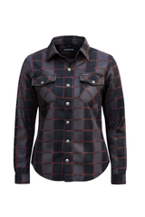 Women's Tartan Plaid Armored Mesh Shirt – Summer Mesh Shirt with Level 2 Protection
