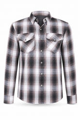 Armored Motorcycle Flannel Shirt