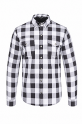 Armored Motorcycle Flannel Shirt