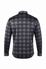 Men`s Summer Motorcycle Mesh Shirt Grey Black - Level 2 Protection - OZ MOTOGEAR
