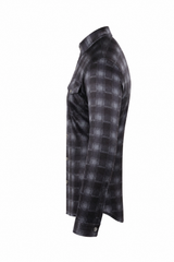 Men`s Summer Motorcycle Mesh Shirt Grey Black - Level 2 Protection - OZ MOTOGEAR