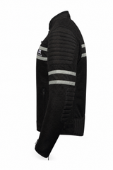 Men's Mesh Jacket Streetwear Black - Level 2 Protection - OZ MOTOGEAR