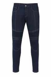 Men's Protective Jeans Denim Blue - OZ MOTOGEAR