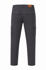 Men's Cargo Pant Cotton Twill Loose Fit Grey - OZ MOTOGEAR