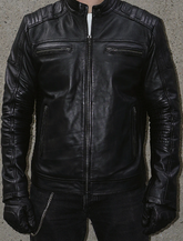 Men's Black Premium Leather Jacket