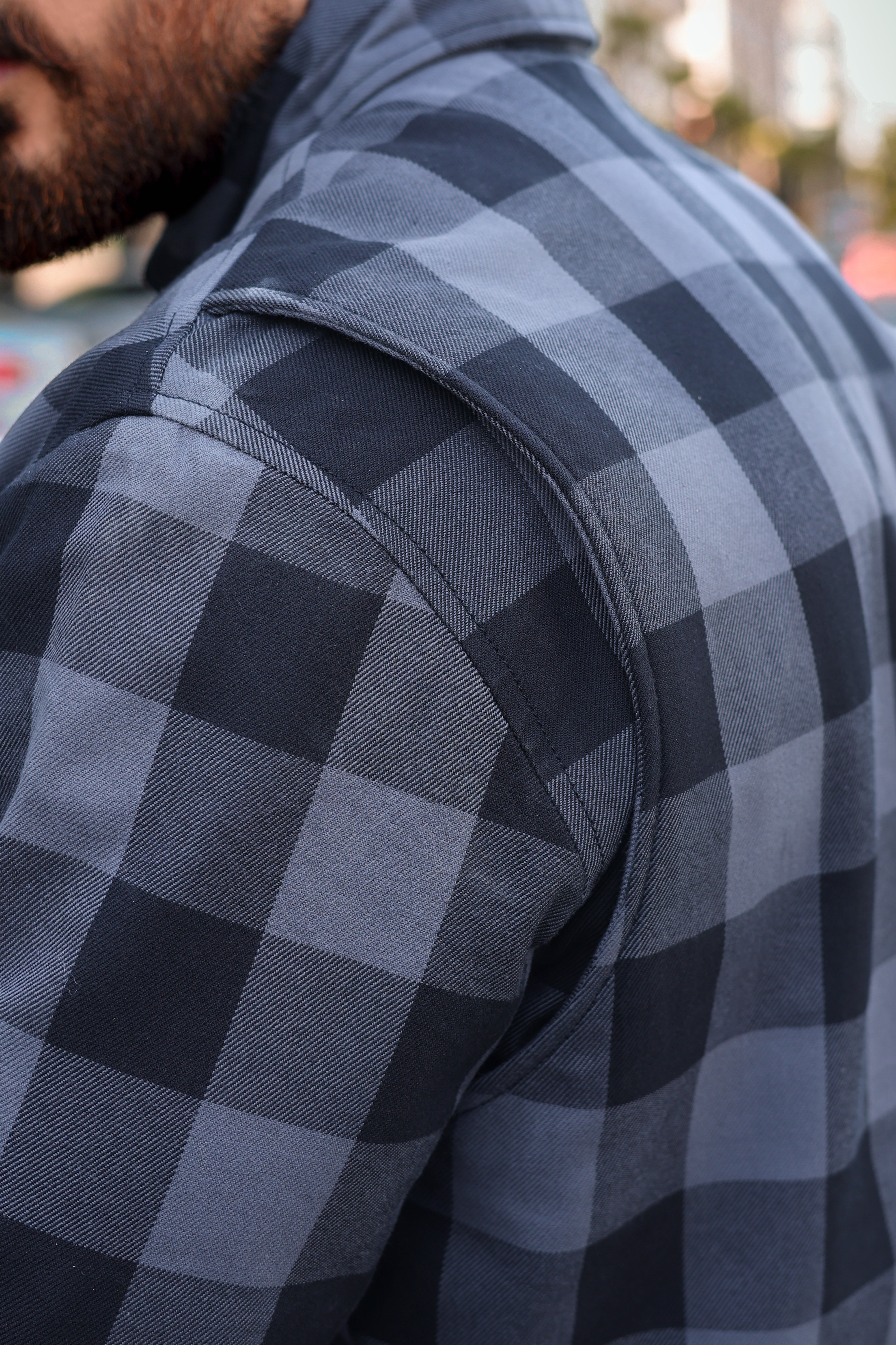 Grey protective  Flannel Shirt CE AA-RATED