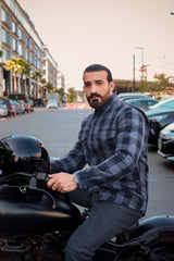 Grey protective  Flannel Shirt CE AA-RATED