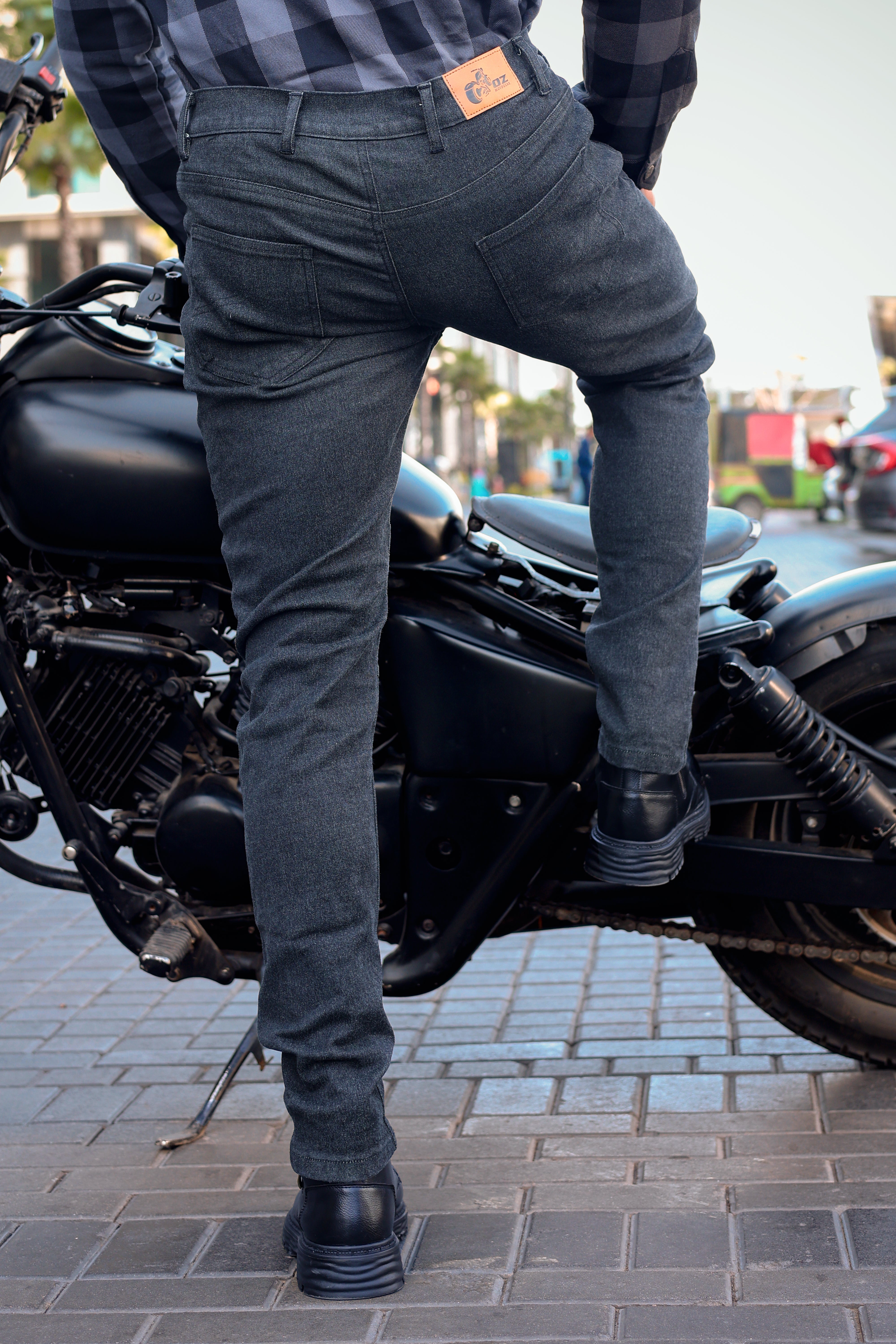 Thunder Denim Single-Layer Armored Pant