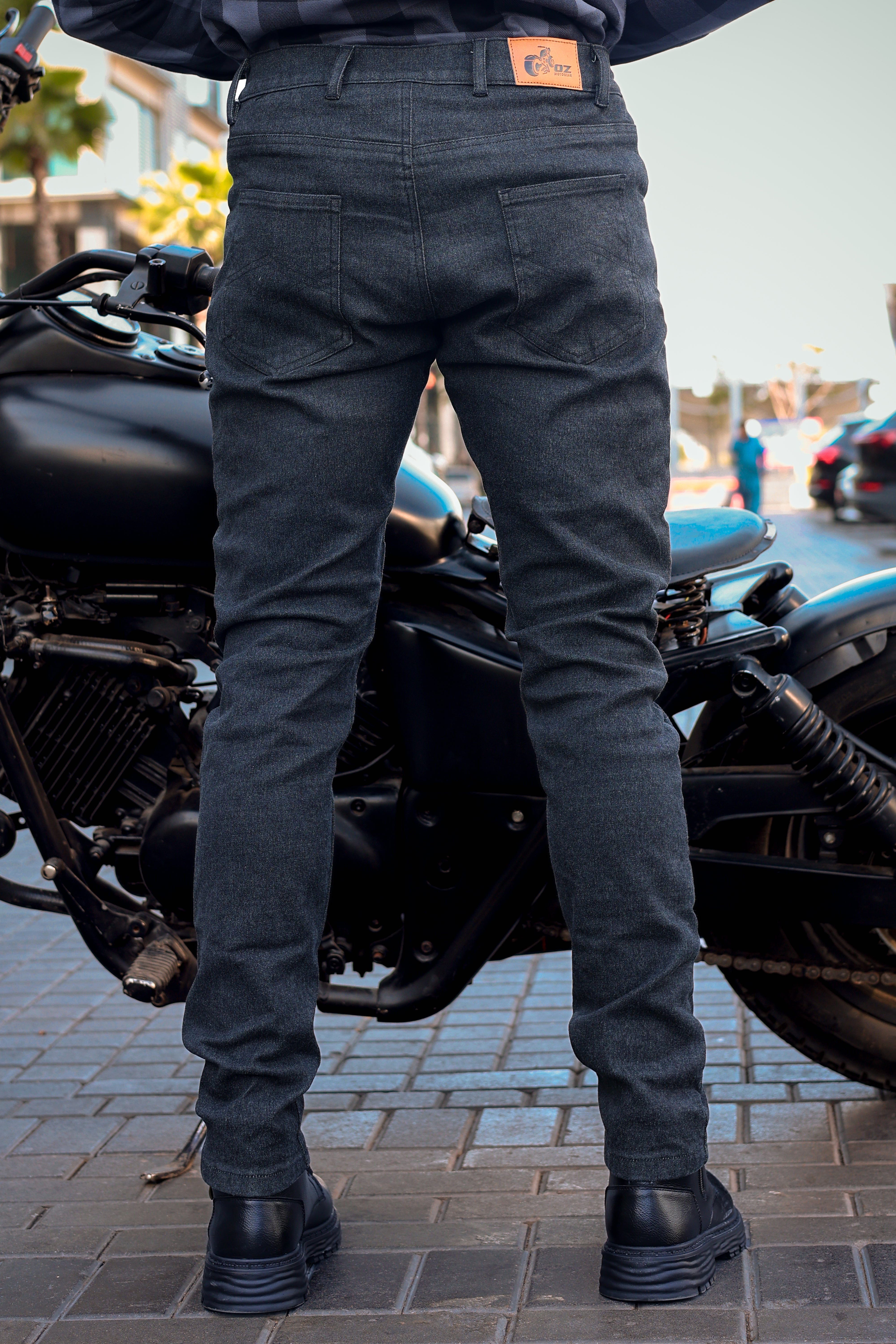 Thunder Denim Single-Layer Armored Pant