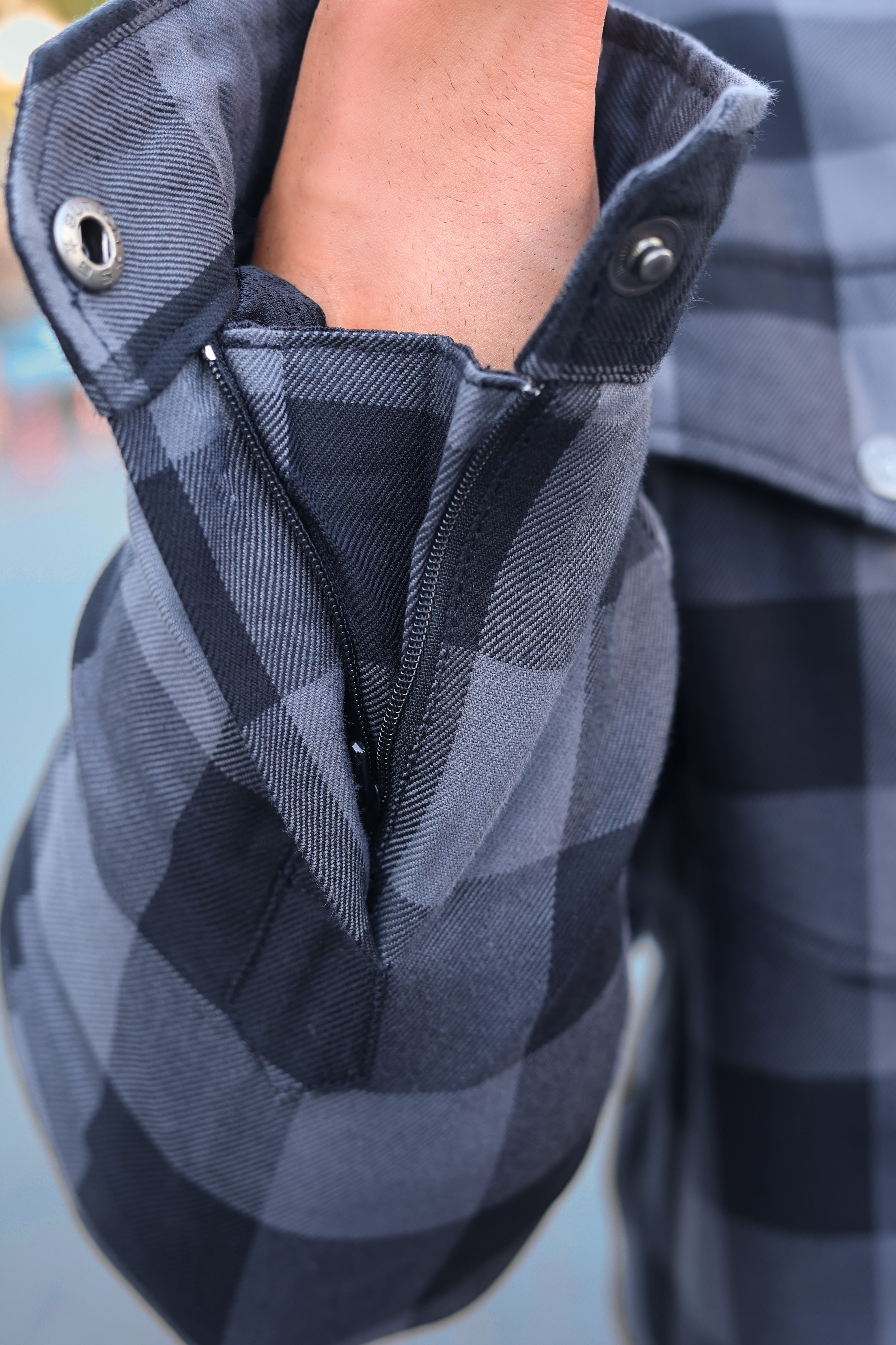 Grey protective  Flannel Shirt CE AA-RATED