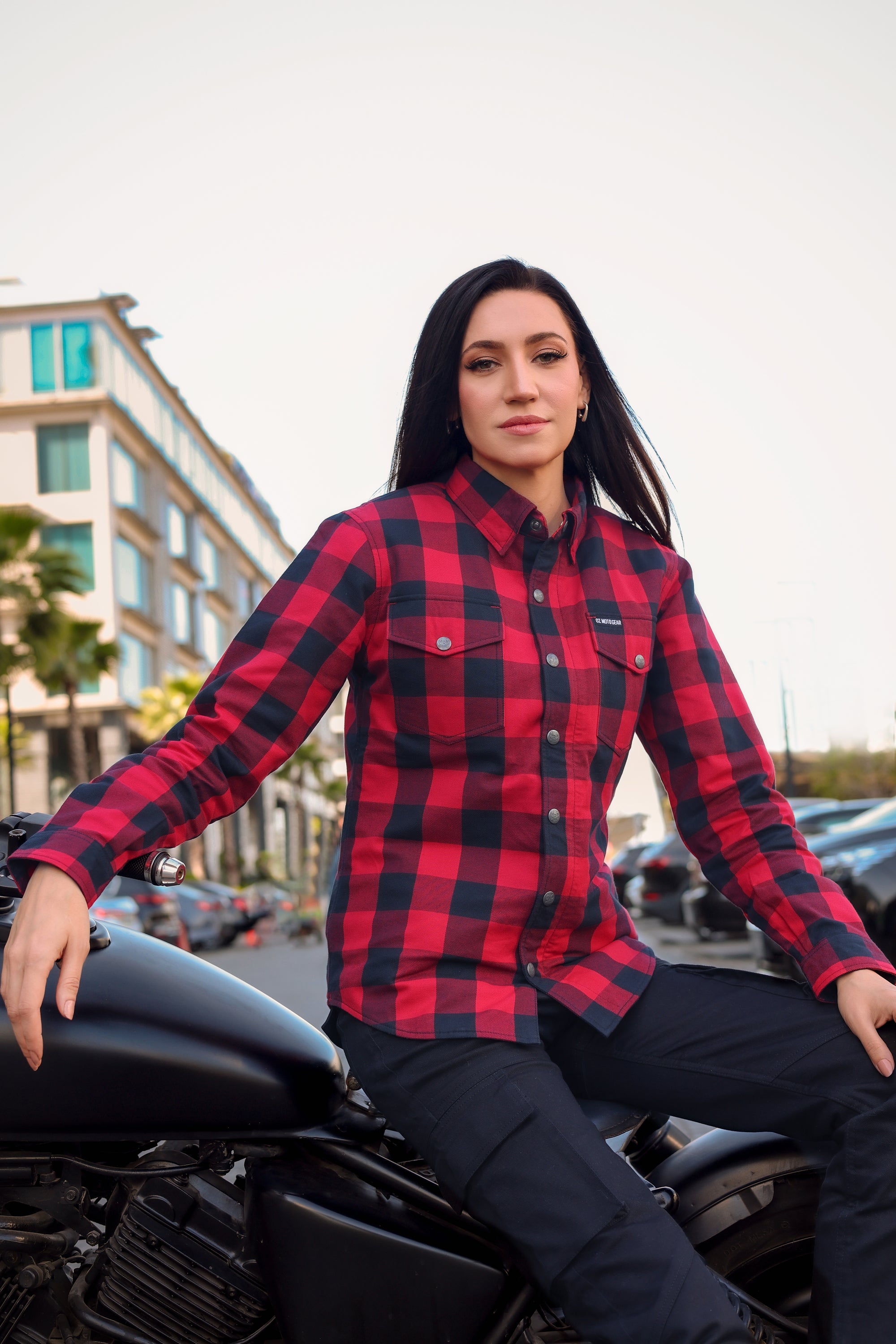 ( New) ladies protective flannel shirt