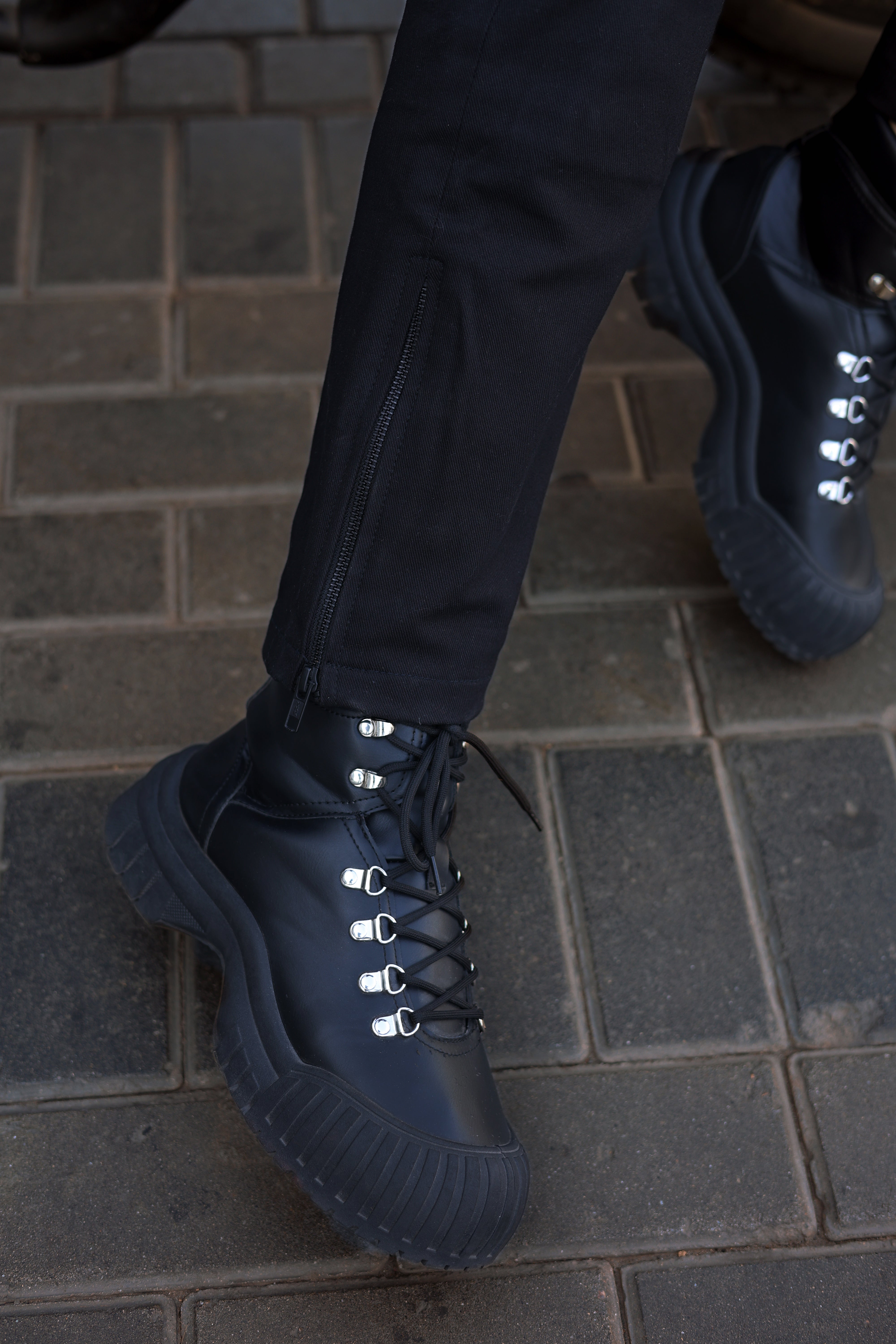 Women's Cotton Twill Cargo Armored Pants- Loose Fit
