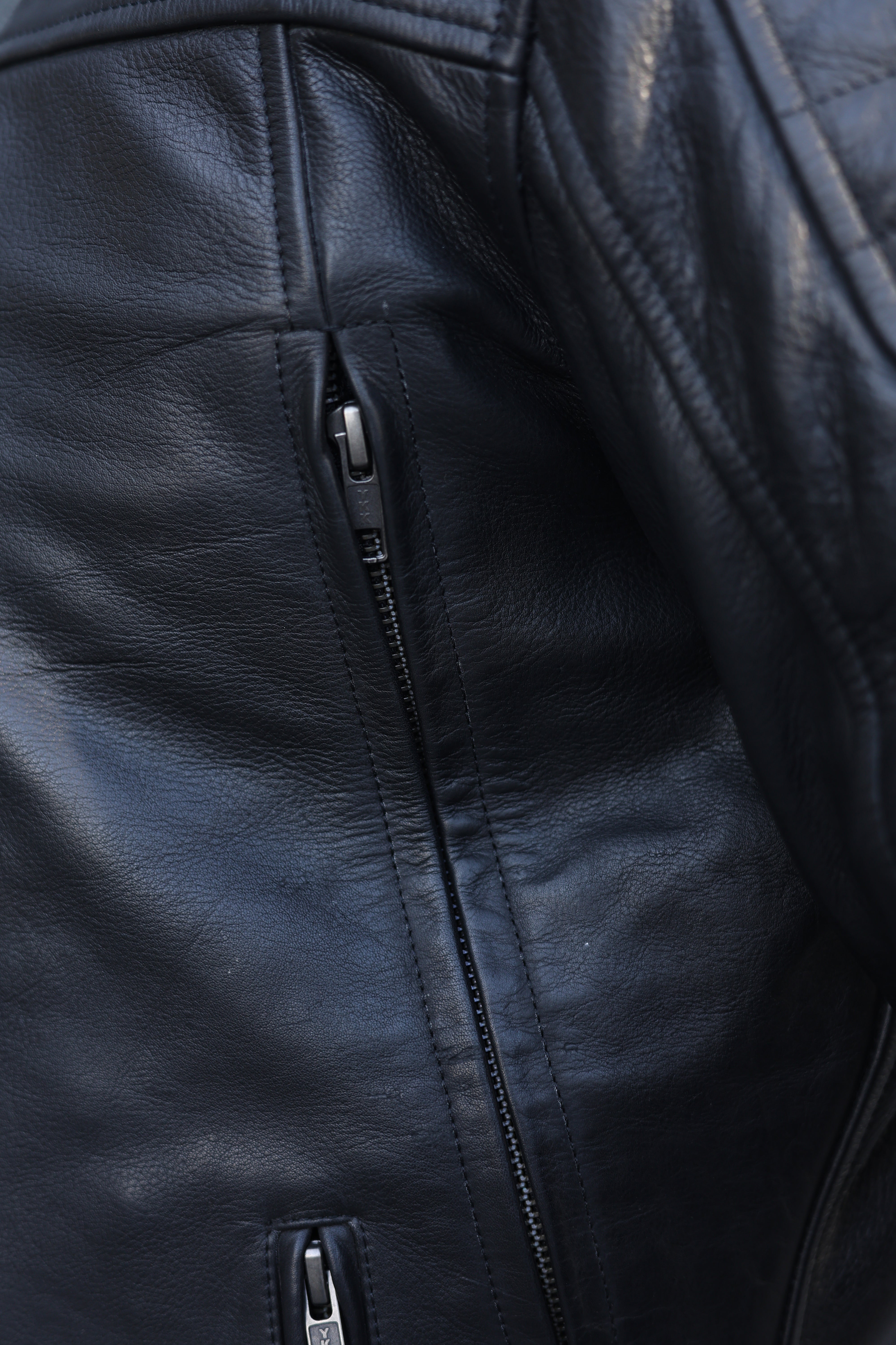Ultimate Black Winter Protective Leather Jacket