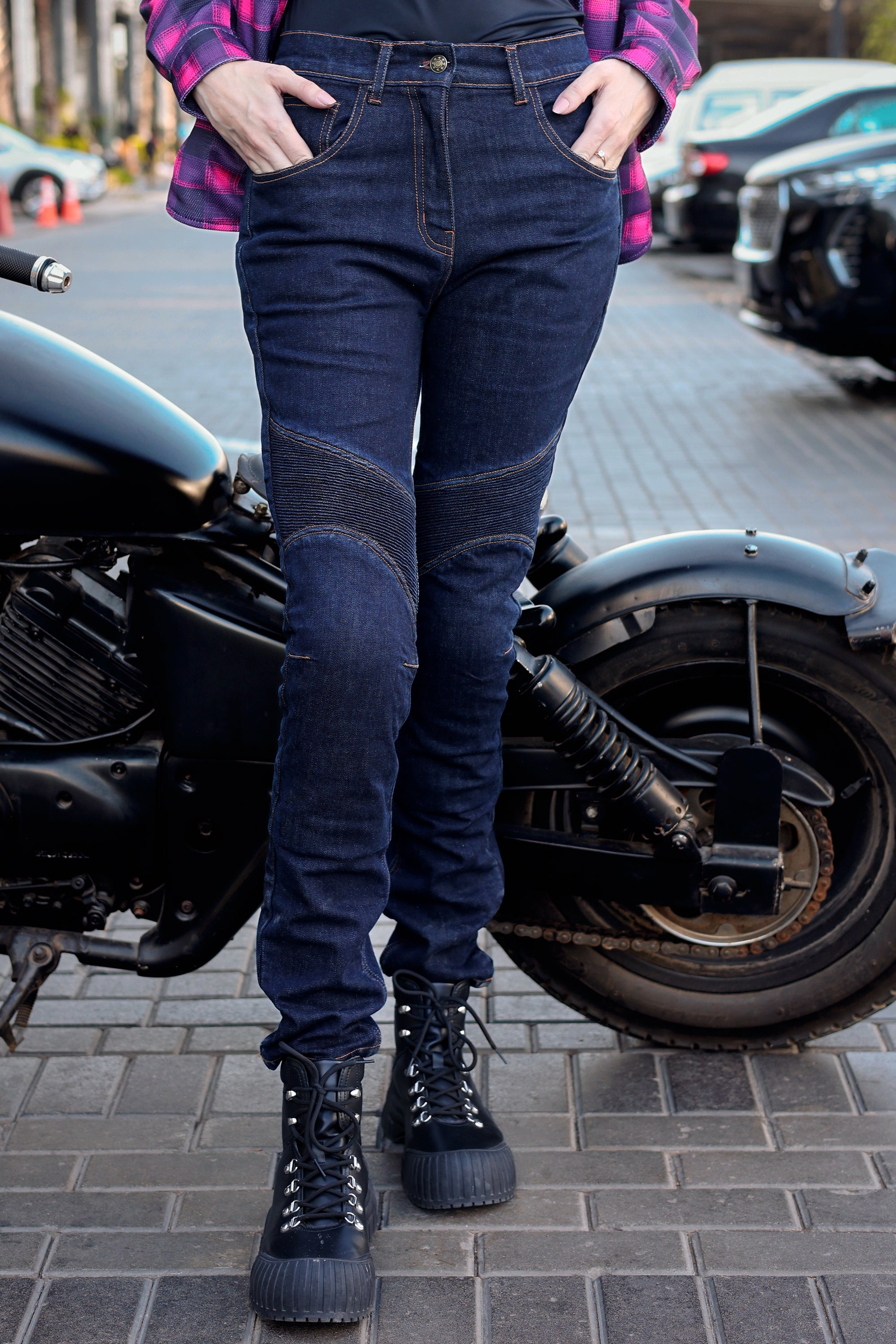 (New) ladies protective denim jeans