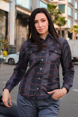 (New)Tartan plaid protective shirt