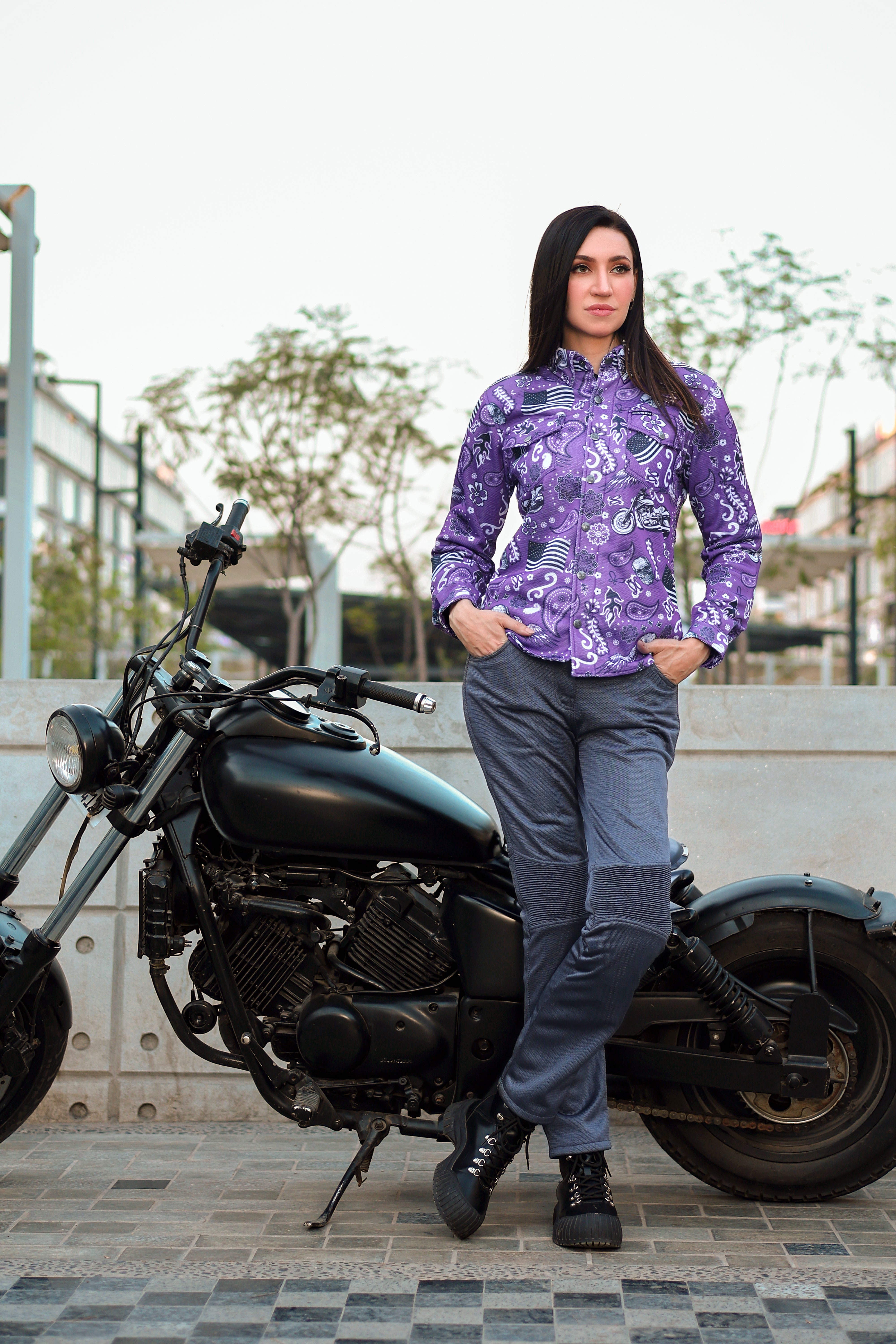 Women's Paisley Rebel Mesh Protective Shirt