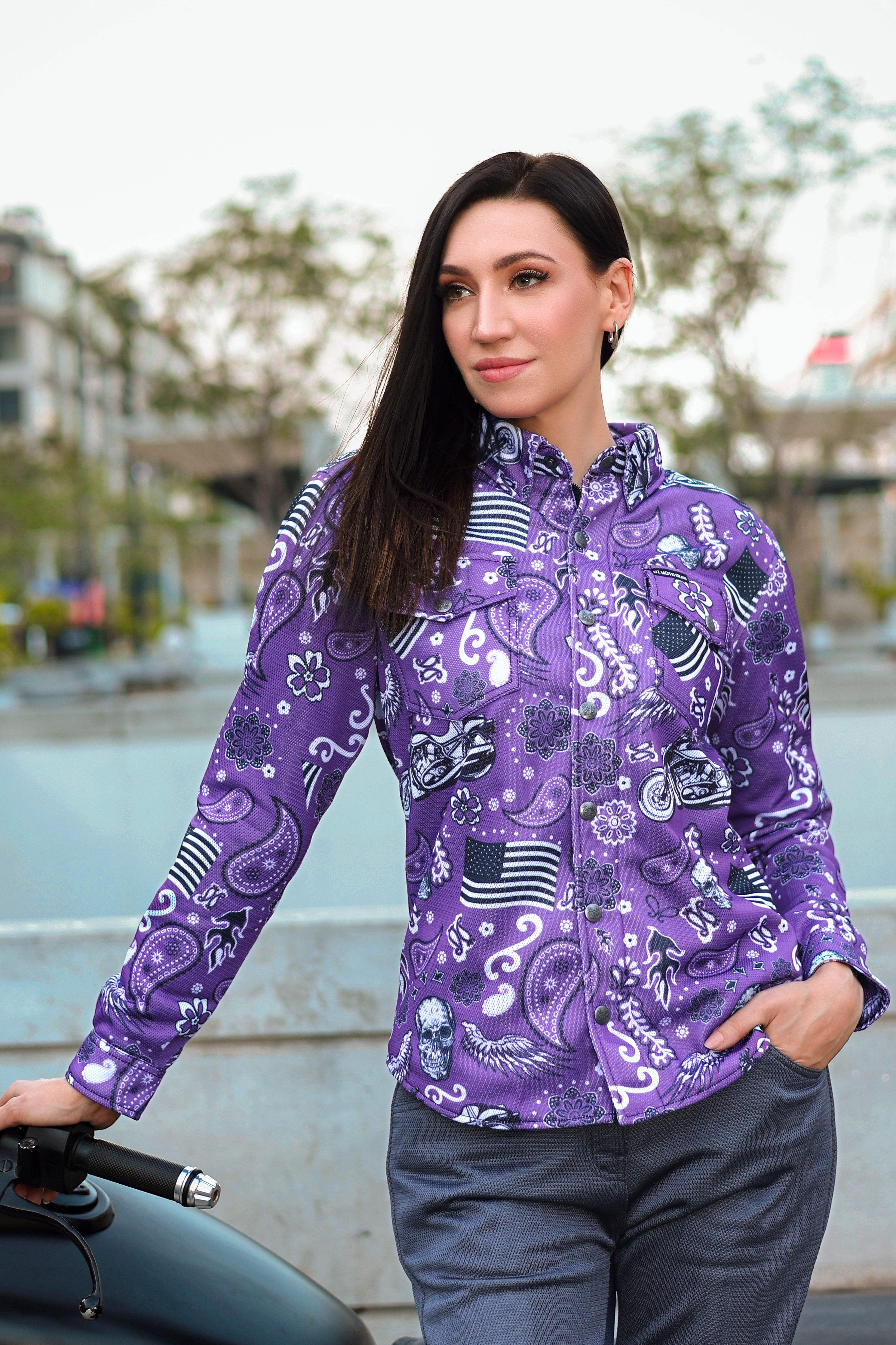 Women's Paisley Rebel Mesh Protective Shirt