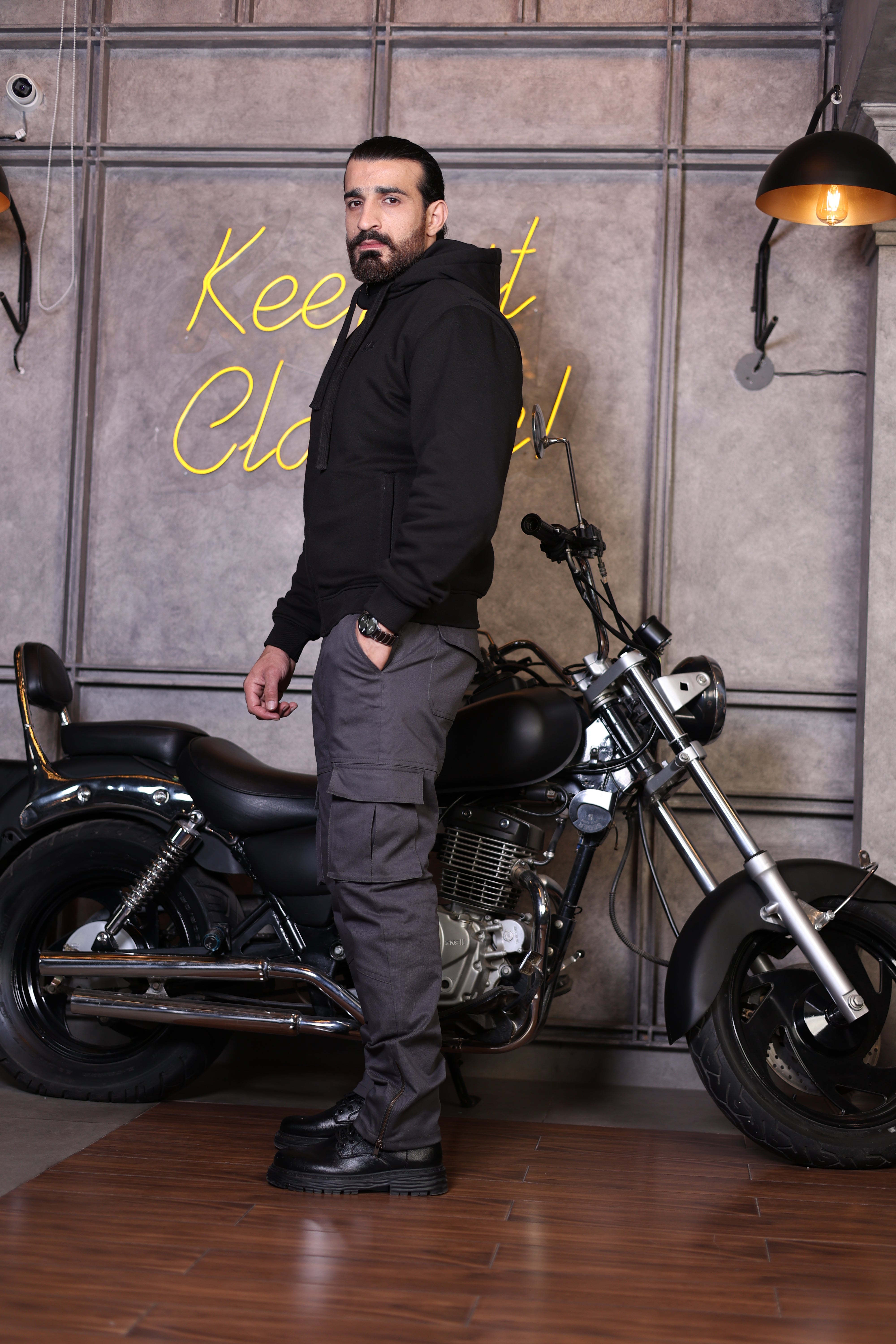 Zippered Protective Kevlar Hoodie
