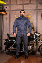 Mesh Protective Shirt With Orange Lines