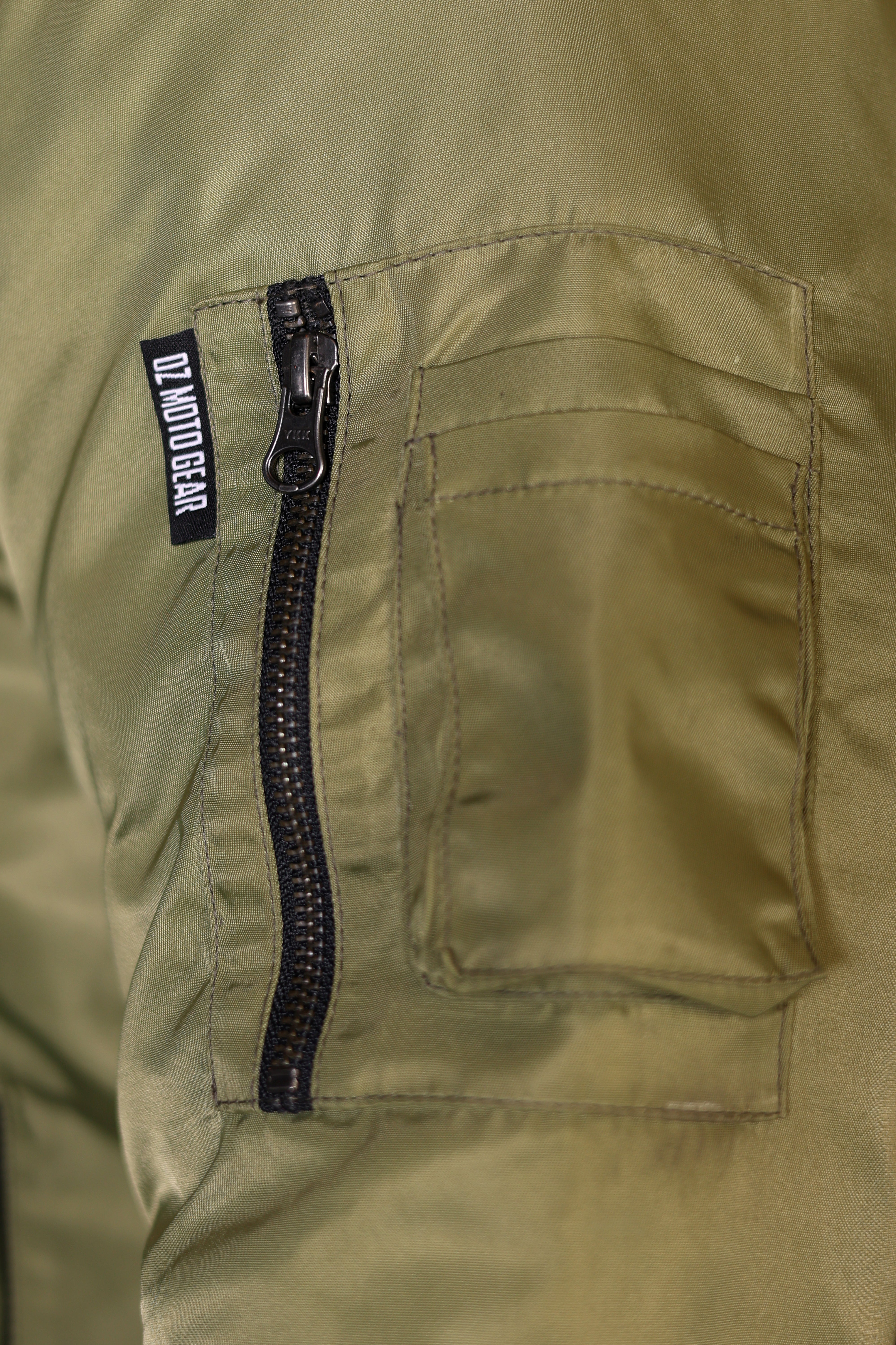 Olive Protective Bomber Jacket