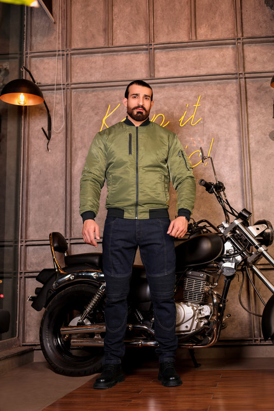 (New) Blue Denim protective Jeans