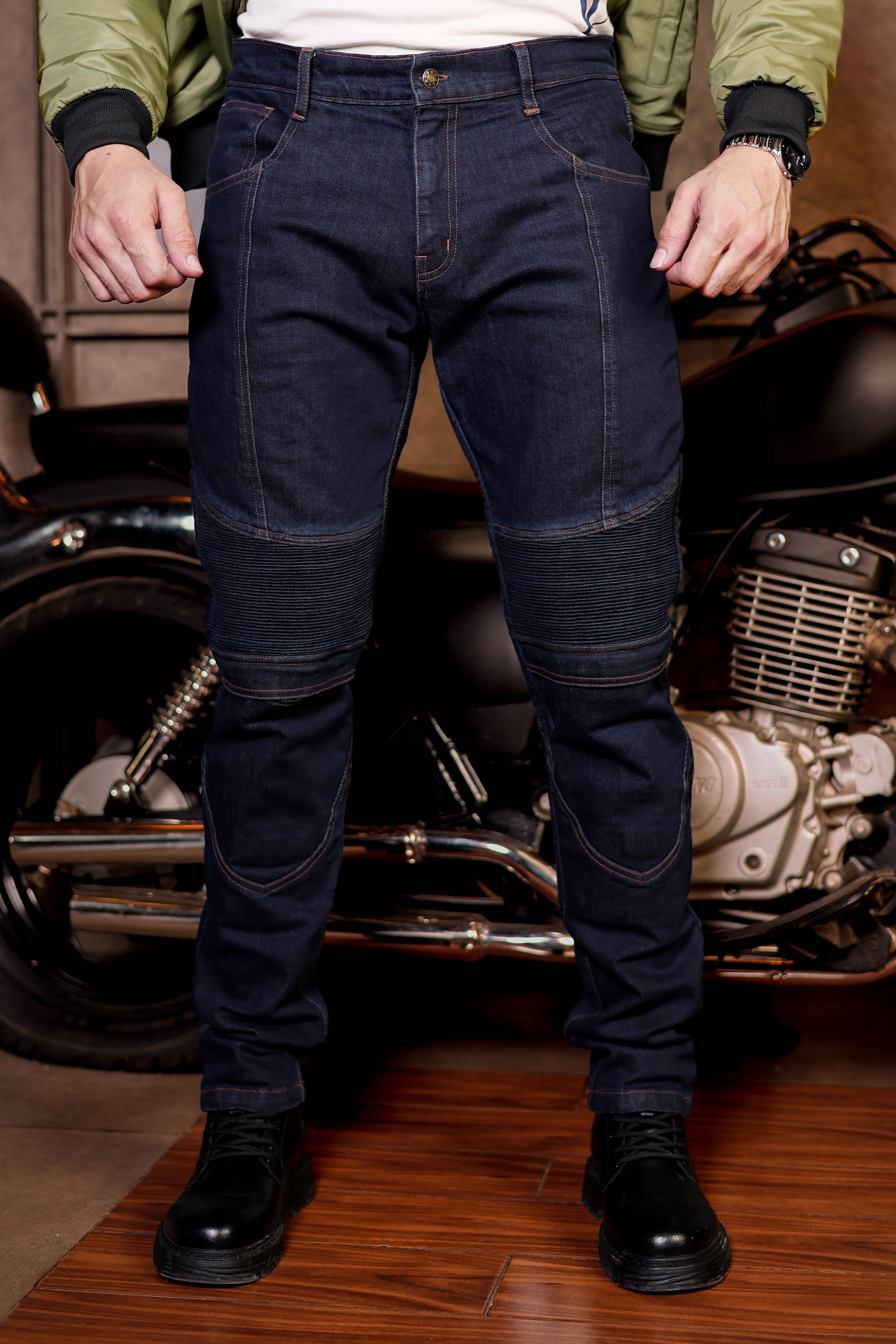 Blue Denim protective Jeans