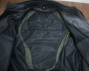 Mesh Biker Jacket posed by a rider